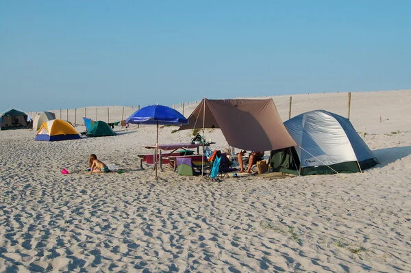 Camping in Assateague
